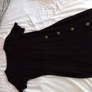 Women's SheIn cloth dress with buttons and a slit